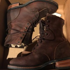 Durango Cowboy Boots Men’s Lace Up New in Box Size 7.5 D